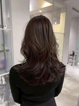 ムード(MOOD,) 暗めカラー/グランマッシュ[レイヤーカット/髪質改善/銀座]