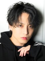 ルーシー 川越(LUCEY)&nbsp;センターパートフェザーパーマシャドウパーマメンズパーマ