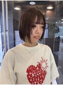 切りっぱなしボブ＊