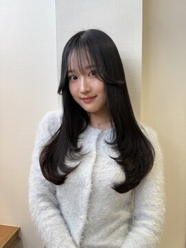 ロンドアベニール 北千住(Lond avenir) オリーブグレー/韓国風巻き/レイヤーカット/髪質改善/縮毛矯正