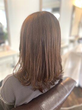 スニップヘア(snip hair) ブリーチなし明るめベージュカラー