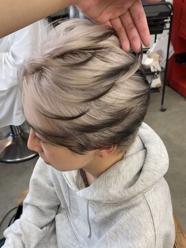 リップス 吉祥寺店 (LIPPS) ガチアクタ風ブラックエンドカラーセンターパート