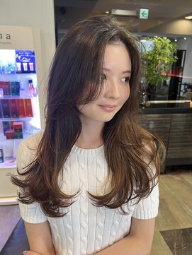 ヌーディ艶やかロング