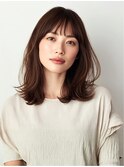 ナチュラルレイヤーカット/髪質改善カラーエステ/顔まわり/1