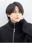 ラウンドアップバングウルフニュアンスマッシュショート