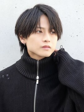 エイド 本店(aid) ラウンドアップバングウルフニュアンスマッシュショート