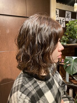 アンツ サザンリゾート 茅ヶ崎店(ANT'S Southern Resort) 20代30代40代結べるボブパーマ ボブパーマ プードルパーマ