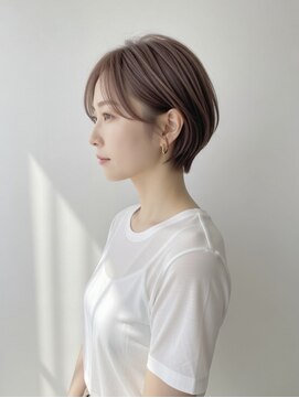 ゲイン(Gain) ショートカット・レイヤーカット×白髪ぼかし