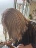 【田中あん指名限定】メンテナンスリタッチブリーチ&カラーTR【二ヶ月以内】