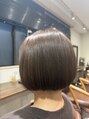 アミ 大森(amie) 髪質に合わせたカットで艶と纏まりのあるボブスタイル