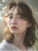 メルバ(Melva)&nbsp;黒髪/ボブルフ/ネビージュ/小顔/ワンレン/カット/髪質改善/前髪