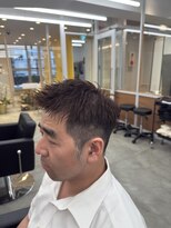 ルースト 南堀江店(ROOST) 刈り上げセンターパート/波巻きツイストスパイラル/南堀江