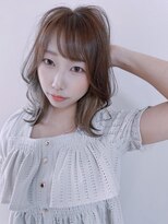 アナザヘアー なんば 高島屋前店(ANAZA hair) くびれミディアム&インナーグレージュ