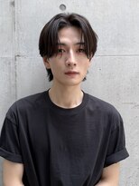 ピコット(P cott)&nbsp;韓国風メンズヘアメイクセンターパート眉毛カットメンズパーマ