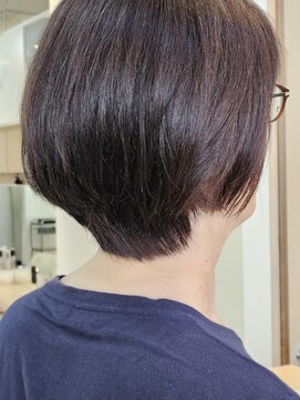 イマジン 八戸ノ里店(IMAGINE) ショートボブ50代、60代スタイル