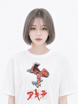 キャロル(CAROL)&nbsp;韓国ボブ×オリーブグレージュ｜小顔ボブ