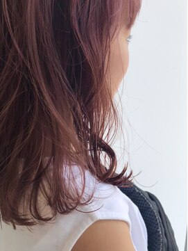 コード(Chord) 【chord×中島】ゆる巻きピンクベージュ