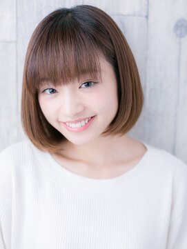 エヌアンドエー 草加店(N&A) ボブショート×ナチュラルスタイル×マロンベージュ