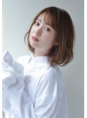 小顔ひし形シルエット前髪パーマイメチェン大人かわいい171