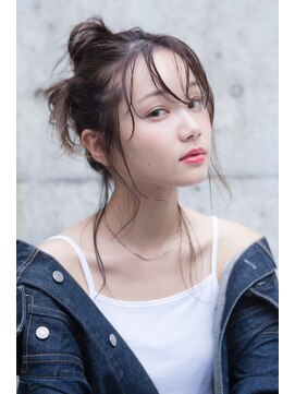 エース (ACE) ACE横浜簡単お団子スタイリング×キャラメルベージュ