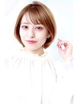 リアン(lien)&nbsp;【lien.ai】小顔ひし形ショートボブ　ベージュカラー自由が丘