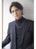 ★こなれヘアブルーグリーンモーヴカラー