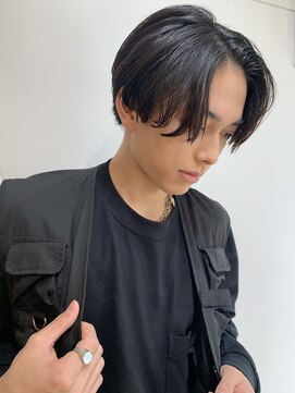 ラナ 渋谷(Lana) 韓国風サイドパートニュアンスマッシュパーマかきあげヘア渋谷