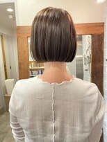 サンド クリア 横浜本店(sand clear)&nbsp;ぱつっとボブ　首が綺麗に見える