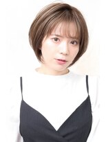 シトロン ブラン(CITRON blanc)&nbsp;美しいシルエット　ヌーディーカラー　シースルーバング