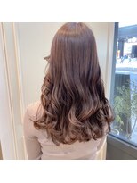 ヴィーヴォ 天六店(VIVO)&nbsp;【VIVO】西屋綾香 透明感 外国人風 ピンクベージュ  韓国カラー