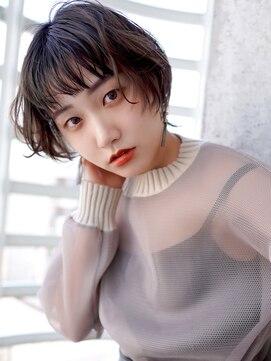 ラフィス ヘアー ピーチ 岡山店(La fith hair peach) 【La fith】マッシュショート×ビターショコラ