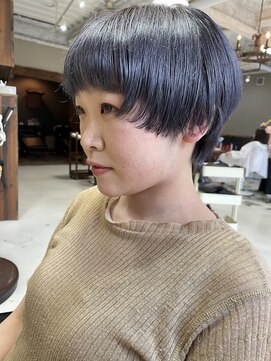 ヘアー アイス ルーチェ(HAIR ICI LUCE) マッシュショート ウルフ /山中