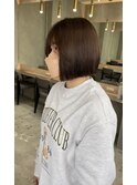 ミニボブ×縮毛強制！