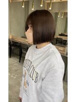 ミニボブ×縮毛強制！