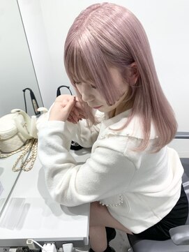 ランテルディ 渋谷(LANTERDIT) 【LANTREDIT】ピンクパール（ブリーチ有）担当　JUN