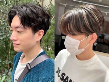 ゼストソエル(ZEST soell)の写真/【周りを魅了するメンズカット】トレンドのメンズパーマ。こなれ感のある男前スタイルを提案◎