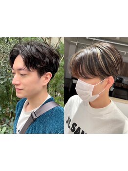 【周りを魅了するメンズカット】トレンドのメンズパーマ。こなれ感のある男前スタイルを提案◎