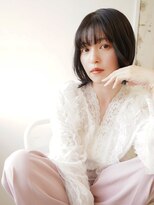 ラフィス ヘアー センス 広島袋町店(La fith hair SEnSE)&nbsp;【La fith】アッシュブラック×外ハネボブ