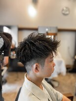 アイリーヘアデザイン(IRIE HAIR DESIGN) 【IRIE HAIR赤坂】メンズカット×束感×アップバングショート