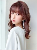 小顔/前髪/ネビージュ/ボブルフ/レイヤーカット/黒髪/結べるボブ