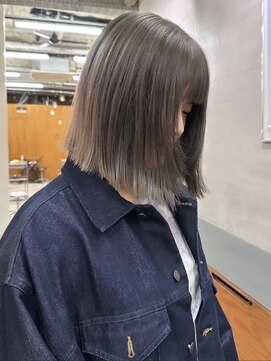 ニール シトロン 名古屋 伏見 丸の内(NEELU citron) 【Neelu__rie】1ブリーチでできる透明感グレージュ