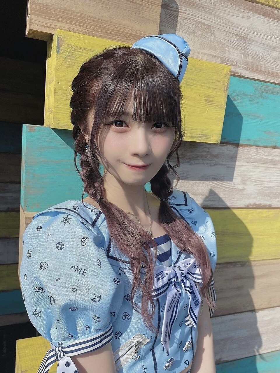 ノイミー 菅波美玲ちゃん】秋に映えるラベンダーカラー