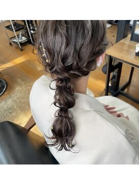 ヘアカロン 熊本下通店(Hair CALON) ヘアセット前髪カットトリートメントダブルカラーインナーカラー
