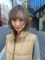 レックスヘアーインターナショナル(ReX HAIR INTERNATIONAL) 【中野　倫大朗】bob×beige color