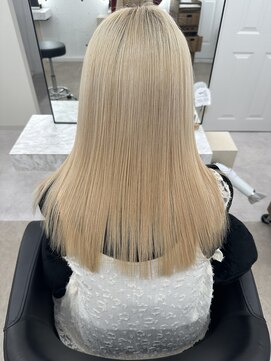 イチイ 巣鴨店(ichii) 巣鴨美髪ロングストレート髪質改善縮毛矯正韓国風ヘアハイトーン