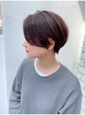 マニッシュショート 大人ボブ