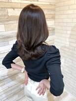 マーリャヘアー(mallia hair)&nbsp;レイヤースタイルレイヤーカットロングレイヤー小顔スタイル