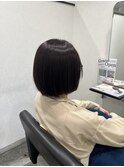 Second   ×　切りっぱなしボブ