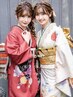【パーティーに♪】二尺袖《プレミアム》＋着付け＋無料へアセット＋小物