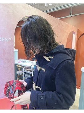 ローレンプラス(LOREN+) 透明感髪質改善ベージュダブルカラーミルクティーグレージュ